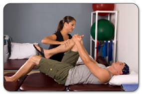 What are some good physical therapy exercises for knee bursitis?